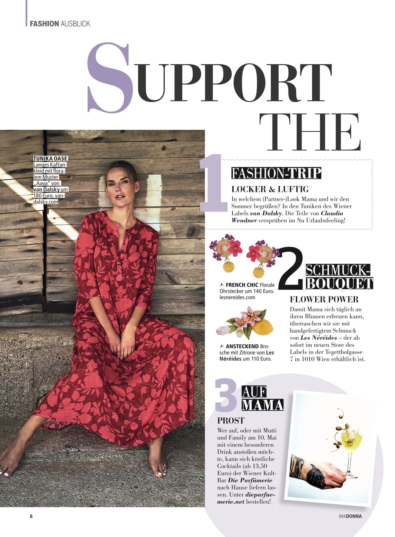 Van Dalsky @ Madonna Magazins mothers-day issue