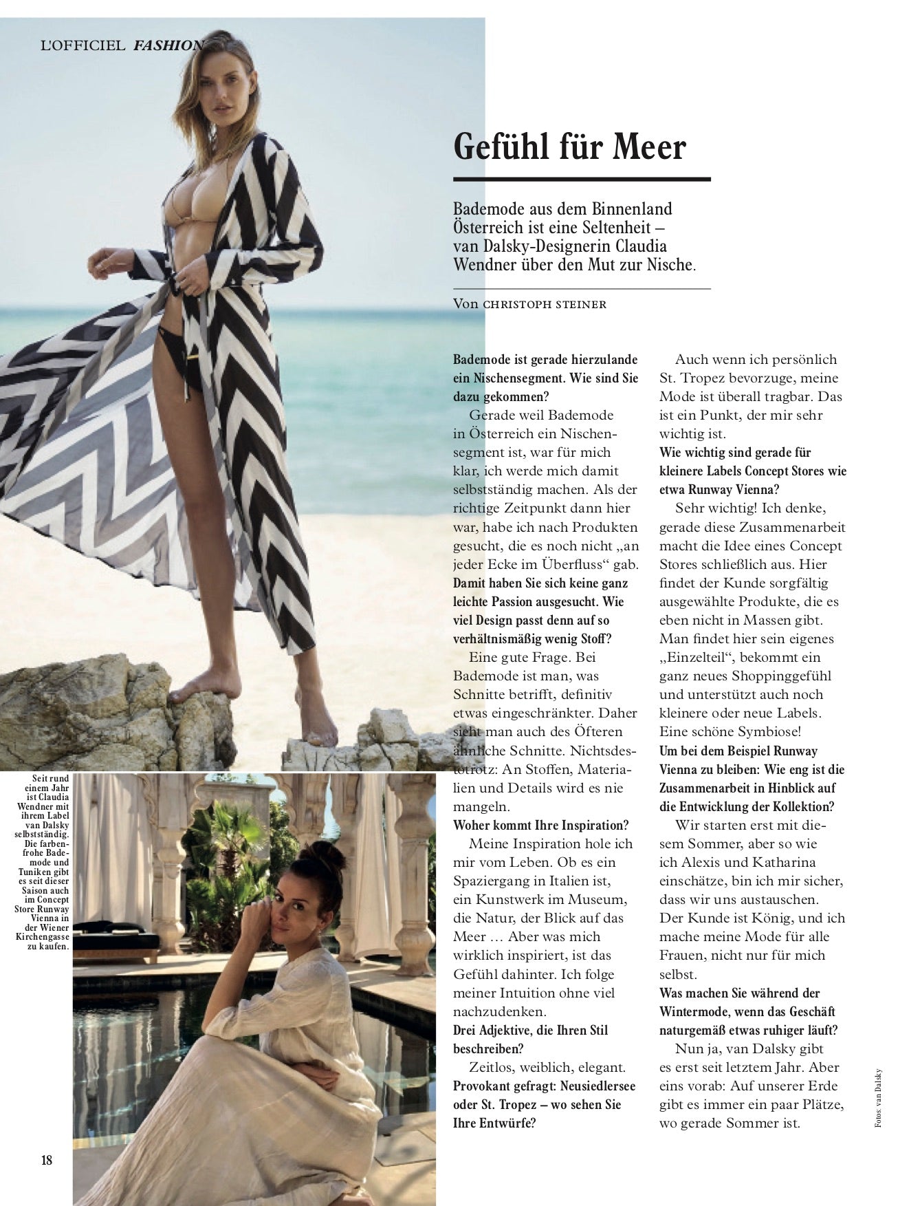 Interview with the designer of van Dalsky, Claudia Zorbibe