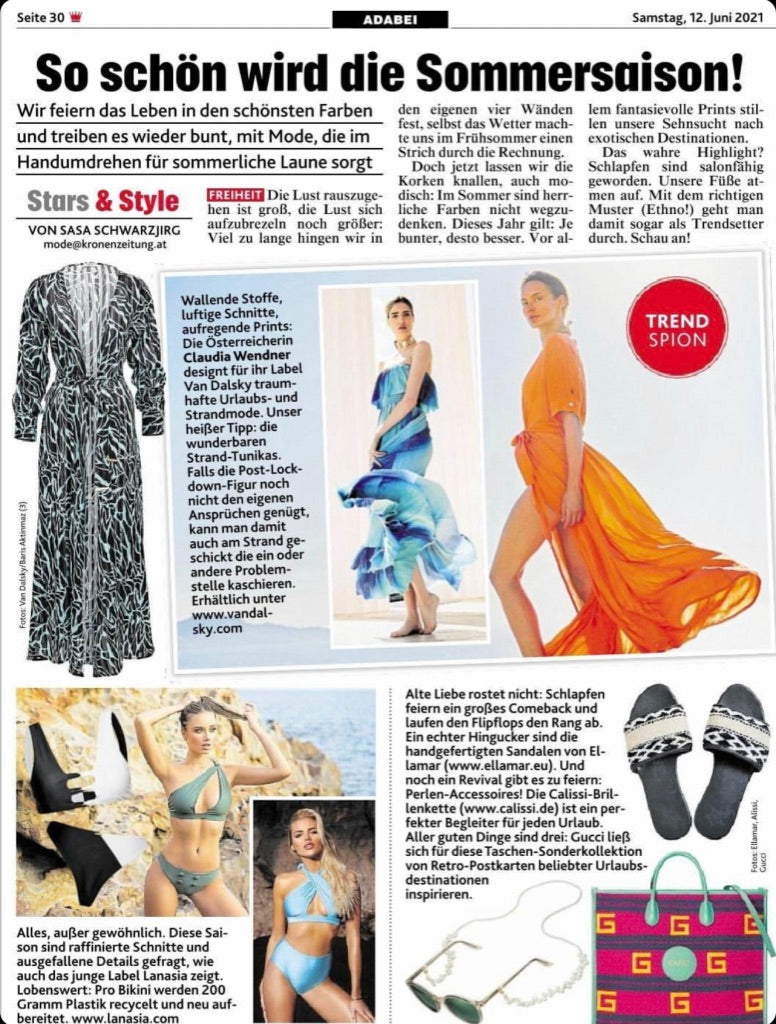 Kronen Zeitung feature / Sasa Schwarzjirg's" Stars & Style"