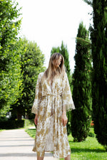 Tunic Long Maxime Kimono "Gold Godess"